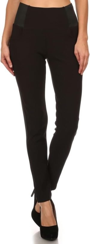 41Q0sPwIxGL._AC_SL1200 Jngrtsyjvip Fashion Women's Rise Culottes Casual Wide Pants Solid Palazzo One Size Trouser Pants