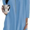 Jngrtsyjvip Fashion   Womens 3/4 Sleeve Tunics or Tops to Wear with Leggings Long Shirts Tops with Pockets