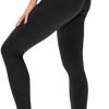 Jngrtsyjvip Fashion High Waisted Leggings for Women - No See Through Tummy Control Cycling Workout Yoga Pants with Pockets Reg & Plus