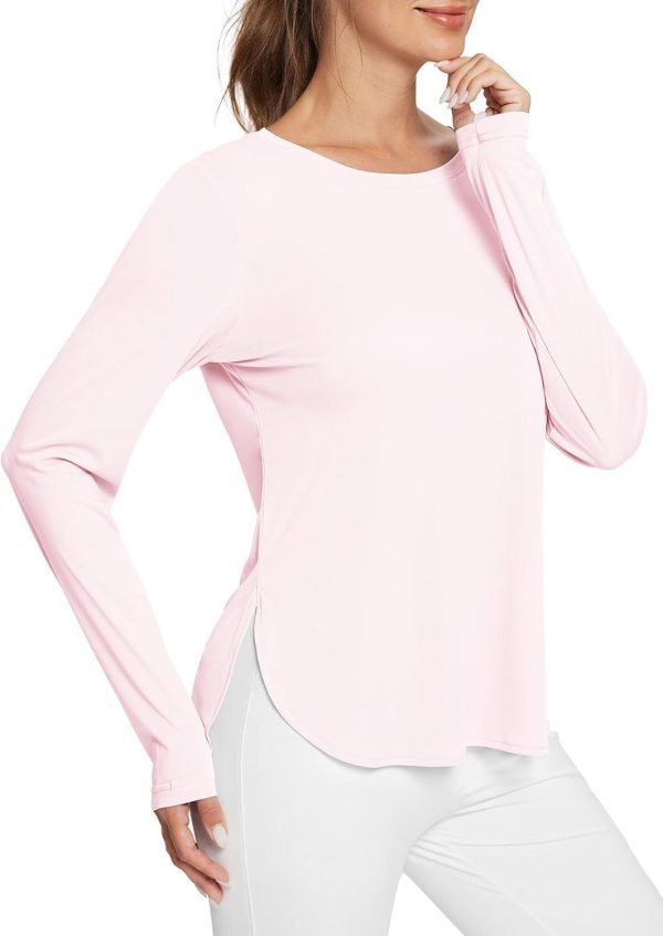 517k6AAgApL._AC_SL1500 Jngrtsyjvip Fashion Women's Sun Shirts UPF 50+ Long Sleeve Hiking Tops Lightweight Quick Dry UV Protection Outdoor Clothing