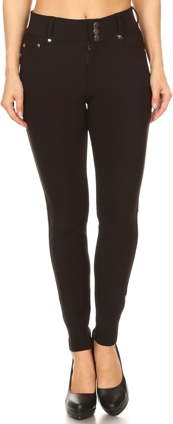 51O31Y95peL._AC_SL1500 Jngrtsyjvip Fashion Women's Rise Culottes Casual Wide Pants Solid Palazzo One Size Trouser Pants