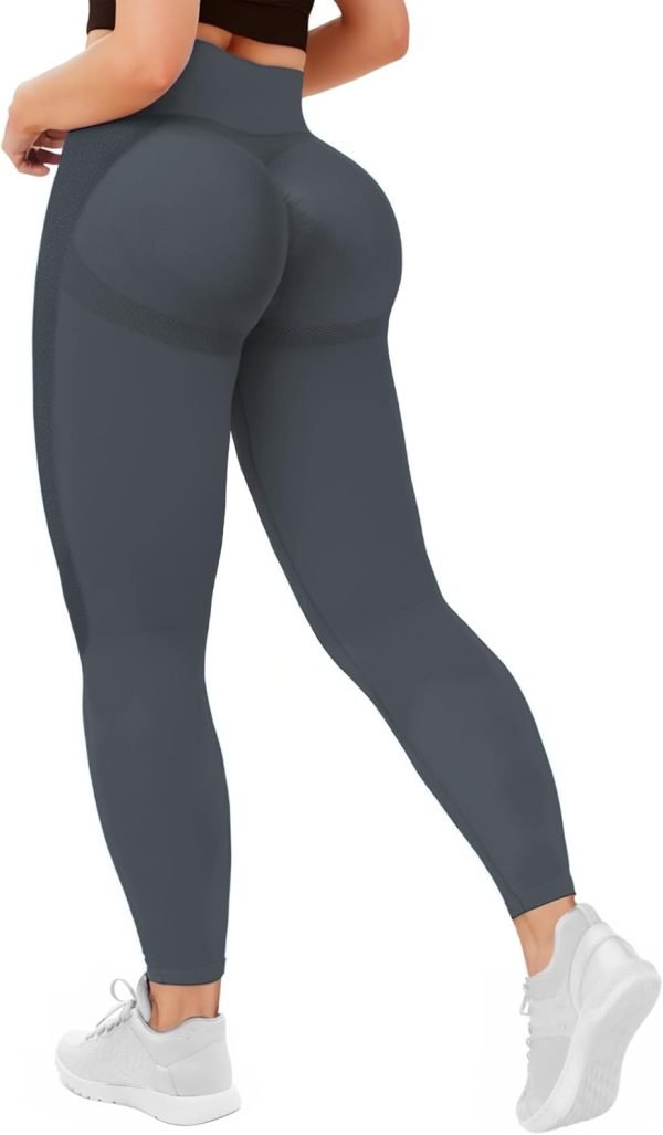 Jngrtsyjvip Fashion Womens Workout Scrunch Leggings High Waisted Booty Butt Lifting Tights Seamless Yoga Fitness Leggings Gym Yoga Pants