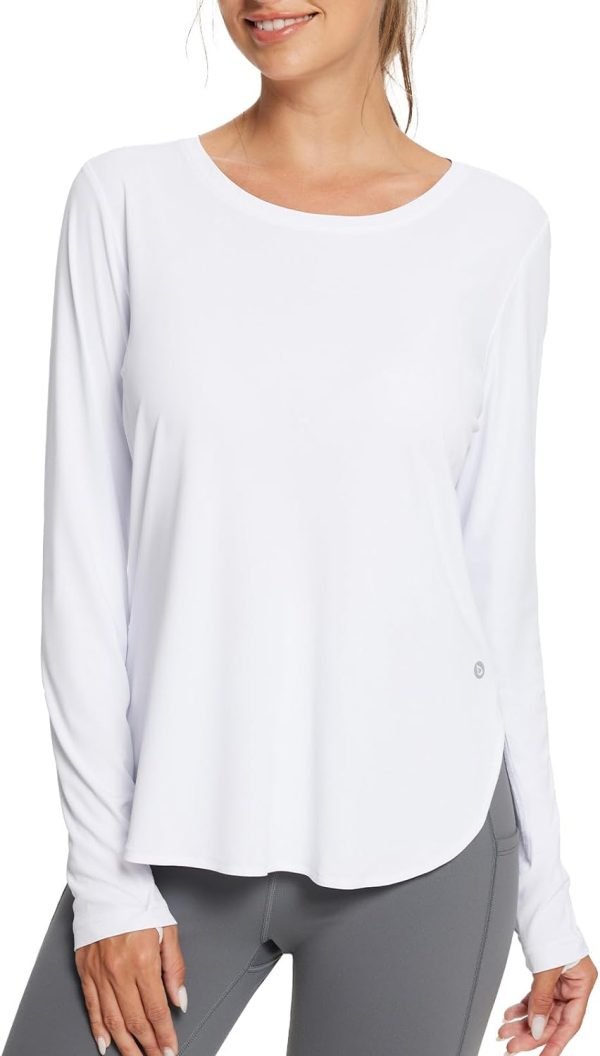 51f3FcgAGSL._AC_SL1500 Jngrtsyjvip Fashion Women's Sun Shirts UPF 50+ Long Sleeve Hiking Tops Lightweight Quick Dry UV Protection Outdoor Clothing