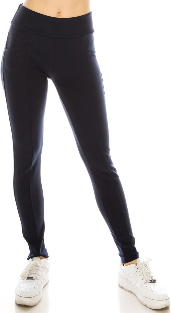 51j66vSyC1L._AC_SL1500 Jngrtsyjvip Fashion Women's Rise Culottes Casual Wide Pants Solid Palazzo One Size Trouser Pants