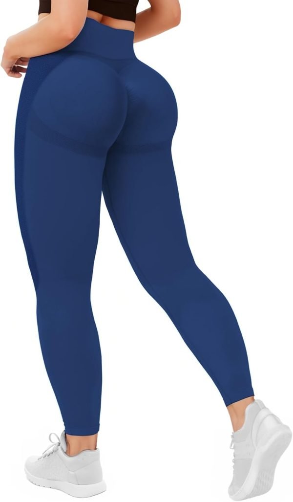 Jngrtsyjvip Fashion Womens Workout Scrunch Leggings High Waisted Booty Butt Lifting Tights Seamless Yoga Fitness Leggings Gym Yoga Pants