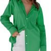 Jngrtsyjvip Fashion   Womens Button Down Shirts Dress Shirts Long Sleeve Blouses V Neck Solid Casual Tunics Tops with Pockets