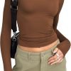 616EoFxtuDL._AC_SL1500 Jngrtsyjvip Fashion Womens Long Sleeve Shirts Basic Spring Crop Tops Fall Fashion Layering Slim Fitted Y2k Tops