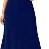 616f6eBB7CL._AC_SL1500 Jngrtsyjvip Fashion Women's Strapless Midi Dress Tube Top Off Shoulder Sleeveless Fitted Cocktail Club Party Formal Long Dresses