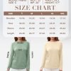 Jngrtsyjvip Fashion   Womens Long Sleeve Round Neck Shirts Basic Tee Fall Tops Outfits Clothes 2024
