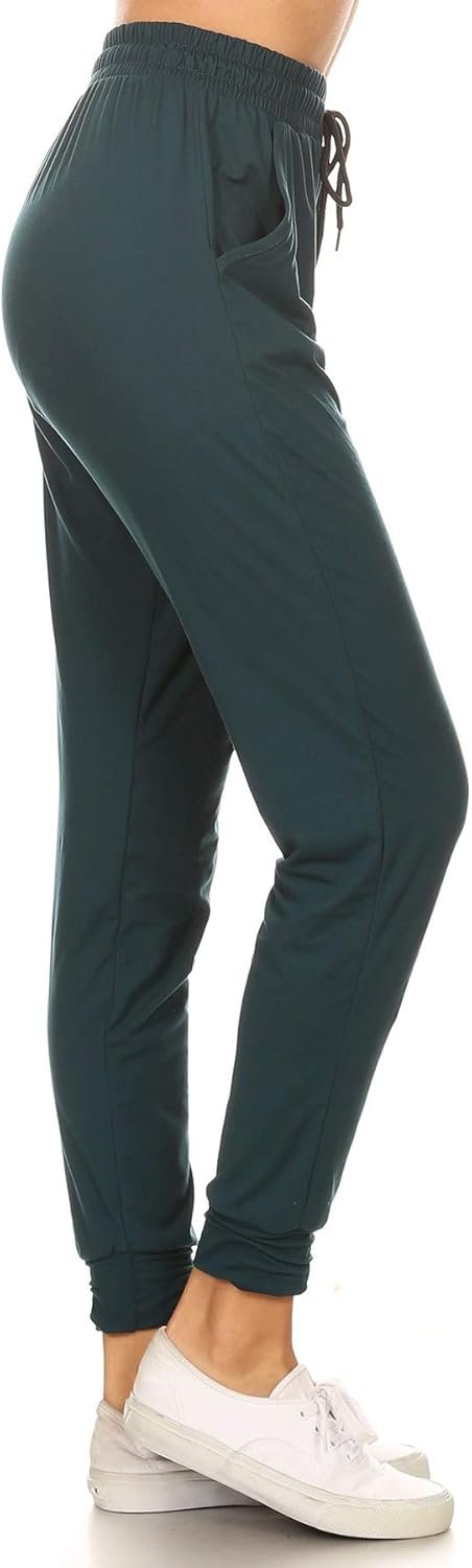 618foFNqalL._AC_SL1500 Jngrtsyjvip Fashion Leggings Women's Relaxed-fit Jogger Track Cuff Sweatpants with Pockets for Yoga, Workout