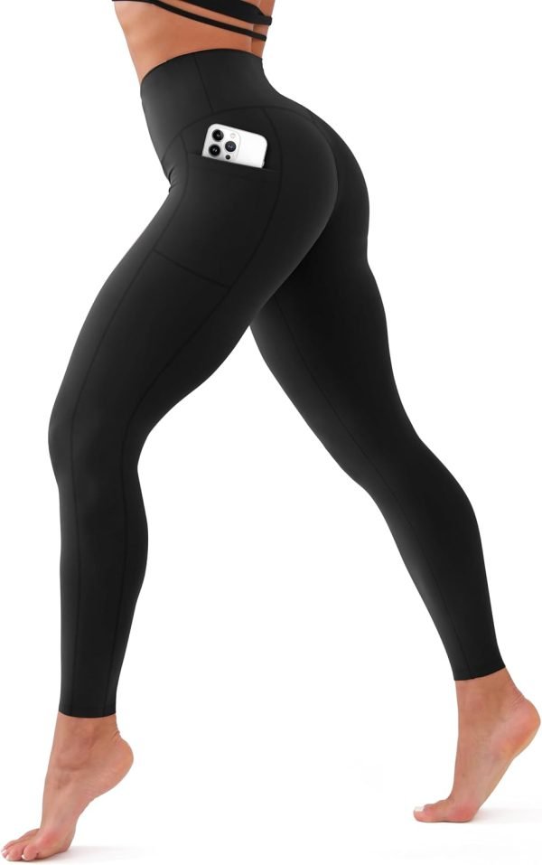 Jngrtsyjvip Fashion  High Waisted Leggings for Women Soft Tummy Control Pants Non See Through Workout Yoga Pants for Running Plus Size
