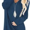 Jngrtsyjvip Fashion   Tops to Wear with Leggings Long Sleeve V Neck T Shirts Casual Loose Fit