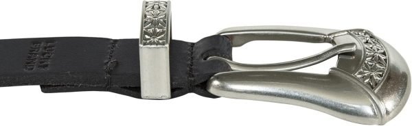 Jngrtsyjvip Fashion  Women's Western Style Fashion Leather Belt with Metal Buckle