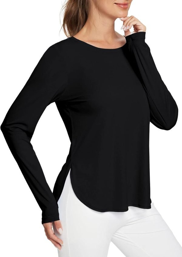 61VTqynatAL._AC_SL1500 Jngrtsyjvip Fashion Women's Sun Shirts UPF 50+ Long Sleeve Hiking Tops Lightweight Quick Dry UV Protection Outdoor Clothing