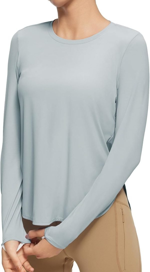 61XjYvFxtTL._AC_SL1500 Jngrtsyjvip Fashion Women's Sun Shirts UPF 50+ Long Sleeve Hiking Tops Lightweight Quick Dry UV Protection Outdoor Clothing