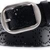 Jngrtsyjvip Fashion  Women’s Hollow Flower Leather Belt for Jeans Pants Wide Belt for Ladies