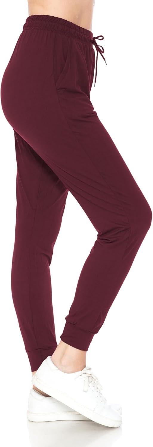 61aF0L8cZPL._AC_SL1500 Jngrtsyjvip Fashion Leggings Women's Relaxed-fit Jogger Track Cuff Sweatpants with Pockets for Yoga, Workout