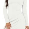 61gab-R1_tL._AC_SL1500 Jngrtsyjvip Fashion Women's Long Sleeve Boat Neck Mini Dress Slim Fit Party Club Bodycon Dresses
