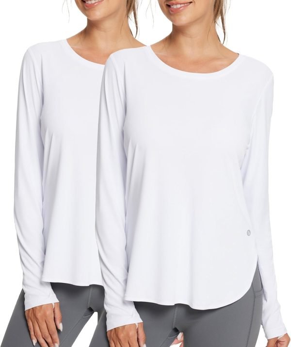 61jpsWZ1qJL._AC_SL1500 Jngrtsyjvip Fashion Women's Sun Shirts UPF 50+ Long Sleeve Hiking Tops Lightweight Quick Dry UV Protection Outdoor Clothing