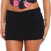 Jngrtsyjvip Fashion Women's Black Mini Skirt Sex Mid-Waist Elastic Bodycon Short Y2k Mini Skirts……