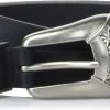 Jngrtsyjvip Fashion  Women's Western Style Fashion Leather Belt with Metal Buckle