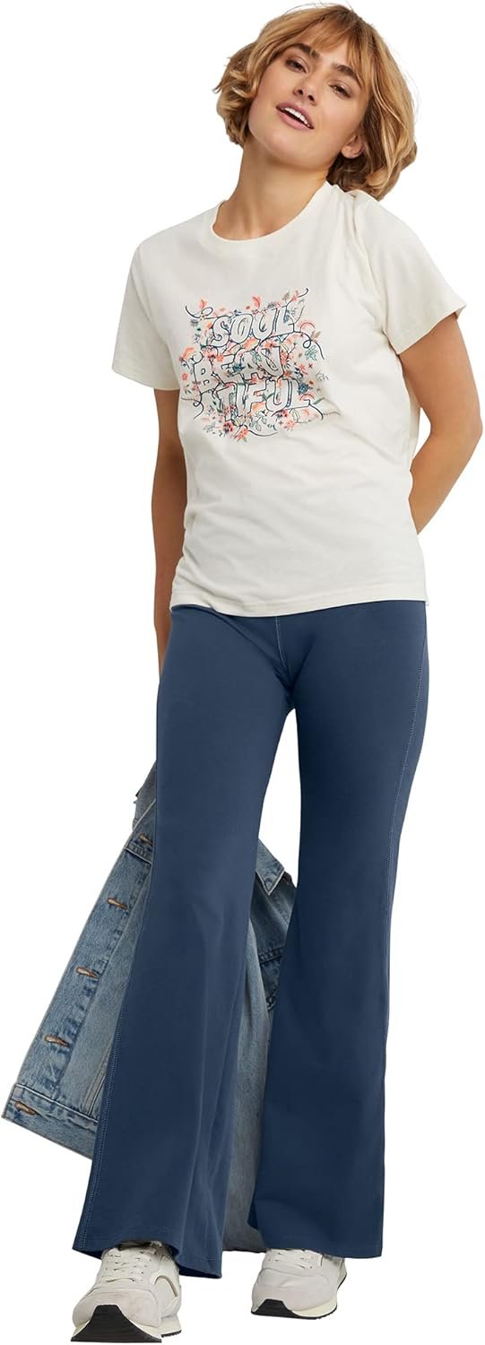 61vSFlzhrXL._AC_SL1500 Jngrtsyjvip Fashion Women's Originals Jersey Flare Leg, Bell Bottom Stretch Pants, 31"