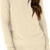 Jngrtsyjvip Fashion   Womens Long Sleeve Round Neck Shirts Basic Tee Fall Tops Outfits Clothes 2024