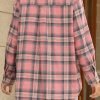 Jngrtsyjvip Fashion   Womens Button Down Flannel Shirts Long Sleeve Plaid Shackets Business Casual Blouse Top