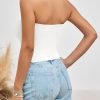 71YY44fMajL._AC_SL1500 Jngrtsyjvip Fashion Womens Summer Tube Tops Strapless No Pad Clubwear Y2K Going Out Stretchy Basic Casual Cami Tops