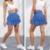 Jngrtsyjvip FashionWomen's Cute High Waist Ruffle Mini Skirt Layered Ruffle Hem Flared Flowy Casual Swing Beach Mini Short Skirt