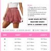 Jngrtsyjvip Fashion Shorts for Women Casual Boho Floral Skorts Ruffle Mini Skirts Running Tennis Butterfly Shorts Chiffon Shorts