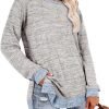 71aMZZA1GEL._AC_SL1280 Jngrtsyjvip Fashion Womens Crewneck Pullovers Color Block Long Sleeve Side Split Tunic Tops