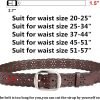 Jngrtsyjvip Fashion  Women’s Hollow Flower Leather Belt for Jeans Pants Wide Belt for Ladies