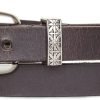 Jngrtsyjvip Fashion  Women's Western Style Fashion Leather Belt with Metal Buckle