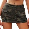 71k2OzQTRWL._AC_SL1500 Jngrtsyjvip Fashion Women's Low Waist Mini Cargo Skirt Y2K, High-Stretch Bodycon Button Denim Skirt with Pockets
