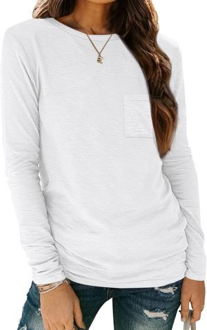 71kds2awFPL._AC_SL1500 Jngrtsyjvip Fashion Long Sleeve Shirts for Women 2024 Fall Fashion Crewneck Loose Fit Casual Tops Trendy Basics Outfits Clothes