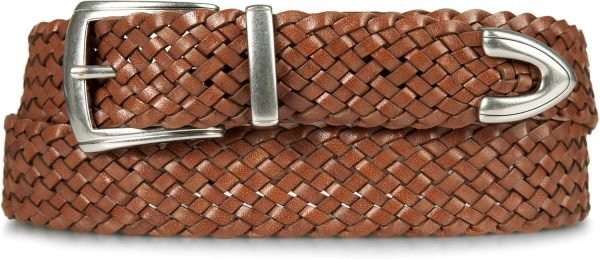 Jngrtsyjvip Fashion  Women's Western Style Fashion Leather Belt with Metal Buckle