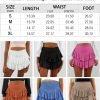 Jngrtsyjvip FashionWomen's Cute High Waist Ruffle Mini Skirt Layered Ruffle Hem Flared Flowy Casual Swing Beach Mini Short Skirt