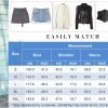 Jngrtsyjvip Fashion   Women Boyfriend Shirts Button Down Long Sleeve Blouse Cuffed Sleeve Collared Shirt