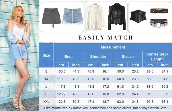 Jngrtsyjvip Fashion   Women Boyfriend Shirts Button Down Long Sleeve Blouse Cuffed Sleeve Collared Shirt
