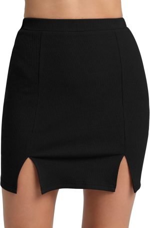 71wyMTVQf9L._AC_SL1500 Jngrtsyjvip Fashion Mini Skirt for Women High Waist Skirts