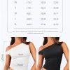 Jngrtsyjvip Fashion Womens Off The Shoulder Tops Sleeveless Shirts Going Out Crop Tank Tops Slim Fitted Y2K Summer Outfits 2024