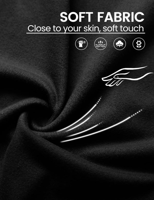 Jngrtsyjvip Fashion  Soft Black  Pants for Women, Wide Leg Comfy Casual Lounge Yoga Capri Pants 22'' / 30''