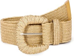 81JNjYItqkL._AC_SL1500 Jngrtsyjvip Fashion Elastic Belt for Women Stretchy Belts for Dress Fashion Boho Belt Rattan Waist Belt Raffia Ladies Belt