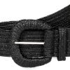 Jngrtsyjvip Fashion  Elastic Belt for Women Stretchy Belts for Dress Fashion Boho Belt Rattan Waist Belt Raffia Ladies Belt