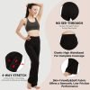 Jngrtsyjvip Fashion Cut Yoga Pants for Women High Waist Tummy Control Loose Fit Sweatpants, M-3XL