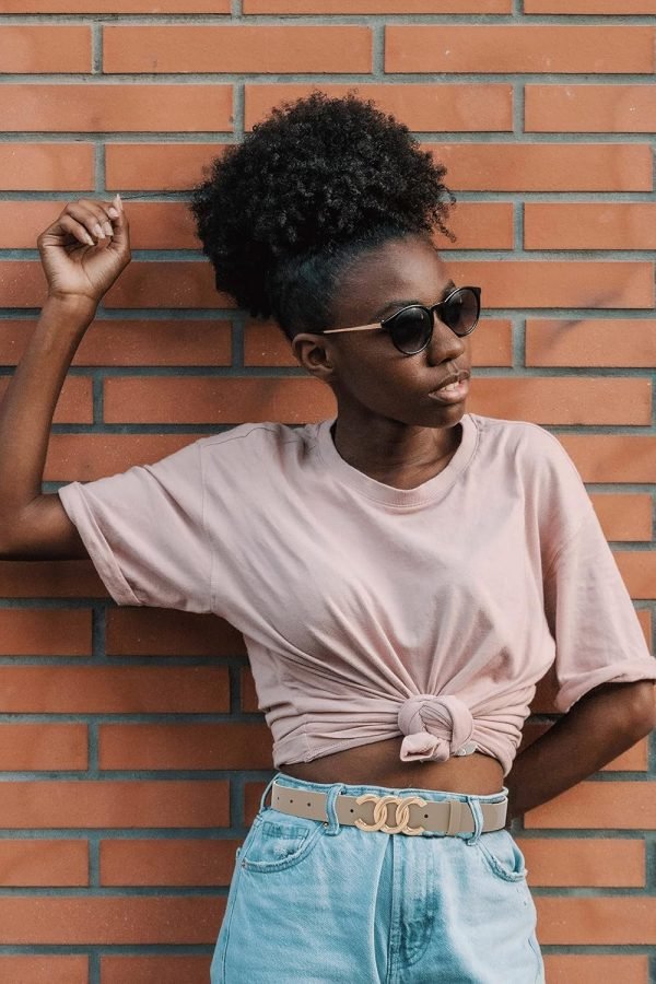 91-z_My0t5L._AC_SL1500 Jngrtsyjvip FashionWomen Belt for Jeans Dress Cinch Waist Belt for Ladies Faux Leather Belt with Gold Buckle